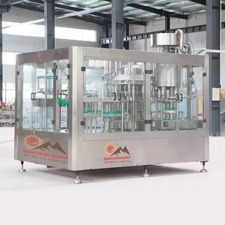 Máy đóng gói sữa chua tự động – Máy chiết rót và dán miệng cốc nhựa