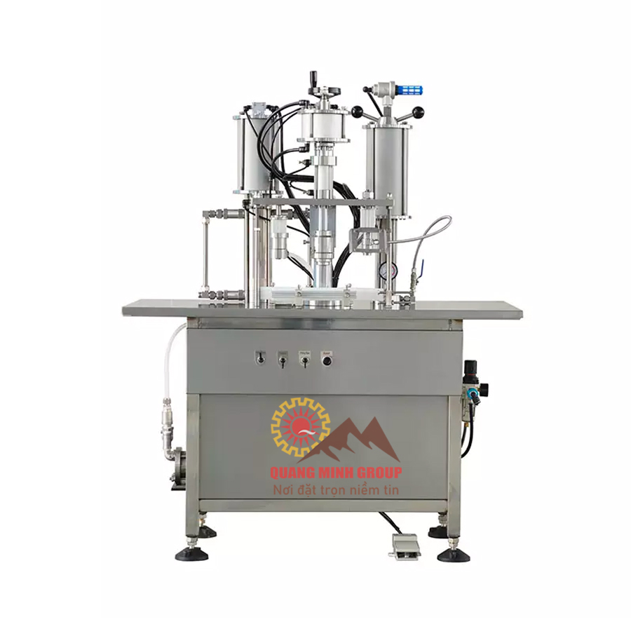 Máy đóng gói dầu gội đầu 4 biên – Chiết Rót và Hàn Miệng Túi QM-SL-50Y